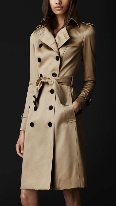 burberry trench long|trench Burberry femmes.